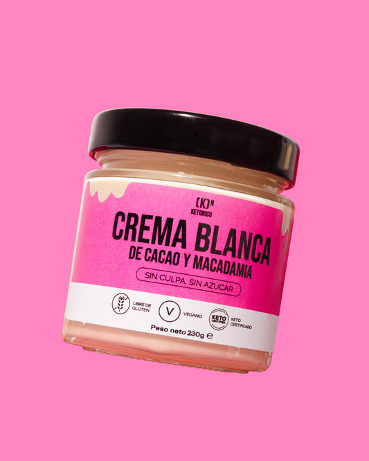 White cocoa and macadamia cream