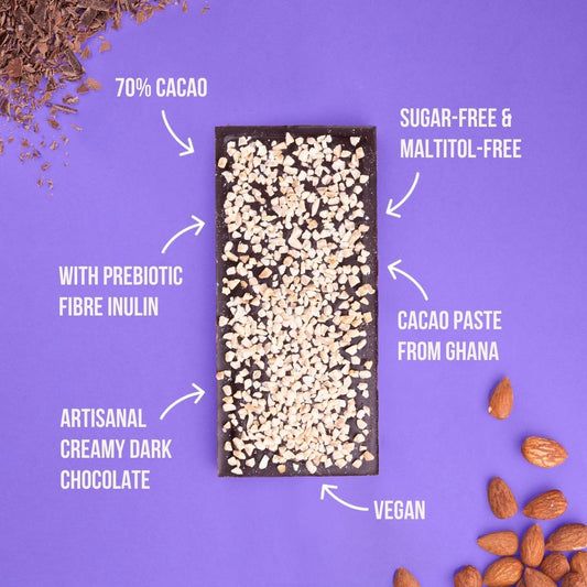 CHOCOLATE BAR - ALMONDS