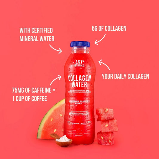 CAFFEINATED COLLAGEN WATER - WATERMELON